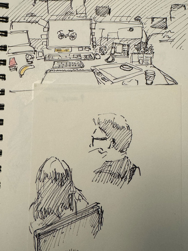 Sketchbook design by Mike Son